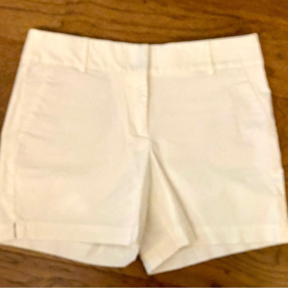 Loft white shorts 8